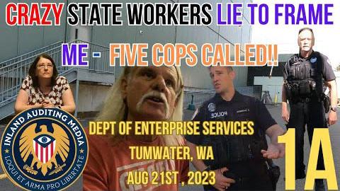 Crazy State Workers Lie To Frame Me - Huge Police Response!!!